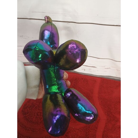 Way To Celebrate Halloween Iridescent Balloon Dog Plush 8 inch - Picture 5 of 5